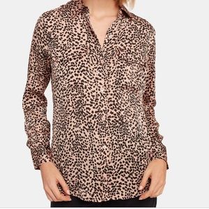 Equipment slim signature silk shirt sz M